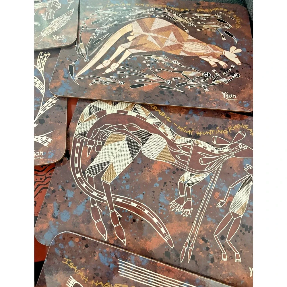 Yijan Australia Injalak Placemats Set Of 6 Jason Products New Zealand Aboriginal